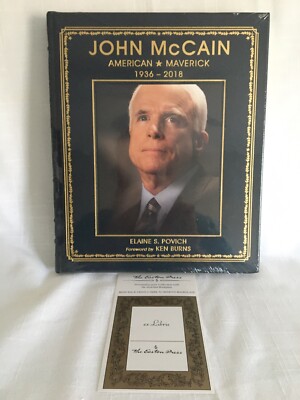 NEW Easton Press John McCain American Maverick Book-image
