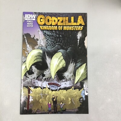 Godzilla Kingdom Of Monsters #1 Wonderworld Comics Exclusive IDW 2011 (GZ156)-image