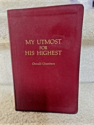 MY UTMOST FOR HIS HIGHEST Oswald Chambers Genuine Flexible Soft Bonded Leather-image
