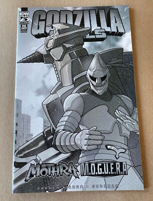 GODZILLA RIVALS MOTHRA VS MOGUERA (2024) - IDW - 1:10 INCENTIVE VARIANT-image