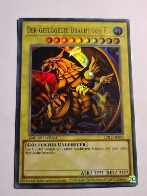 The Winged Dragon of Ra (V.1 - Ultra Rare)●YUGIOH●LC01●GERMAN●LIMIT ED●NM #07326-image
