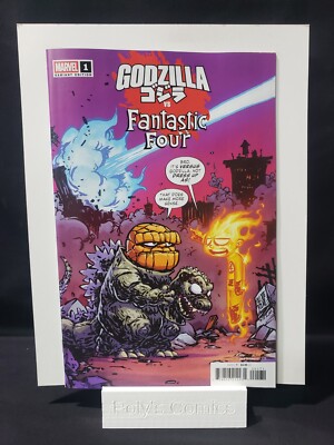 Marvel Comics Godzilla vs Fantastic Four #1 Skottie Young Variant 2025-image