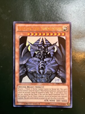 Yugioh Obelisk The Tormentor JMPS-EN004 Ultra Rare Limited Edition NM-image