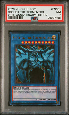 Obelisk the Tormentor LC01-EN001 - PSA 7 - YU-GI-OH! 25th Anniversary Edition-image