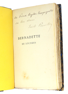 Shipment E. Pouvillon to Prince Bojidar Karageorgevitch. Bernadette de Lourdes-image