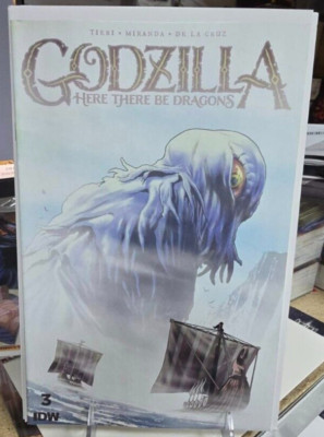 GODZILLA HERE THERE BE DRAGONS #3 (2023) GODLEWSKI 1:25 VARIANT  NM   (62)-image