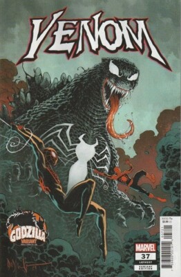 Venom #37 Marvel Comics (2025) Dave Wachter Godzilla Variant-image