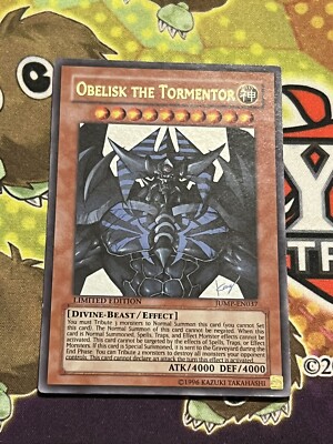 Obelisk The Tormentor Shonen Jump JUMP-EN037 Limited Edition Ultra Rare-image