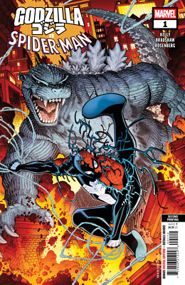 GODZILLA VS. SPIDER-MAN #1 NICK BRADSHAW 2ND PRINT VAR **PREODER 6/11/25**-image