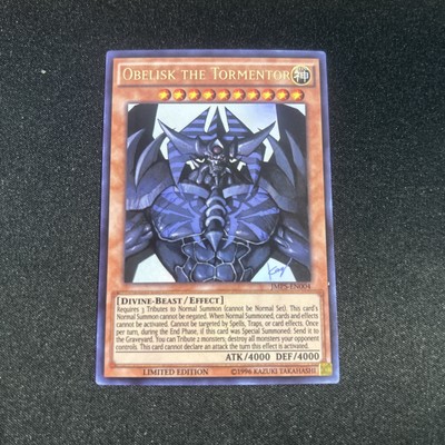 Yugioh Obelisk the Tormentor JMPS-EN004 Ultra Rare Limited Edition LP-image