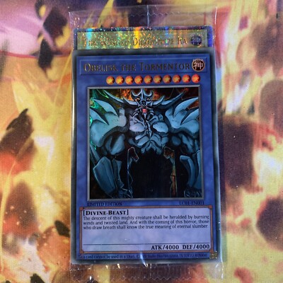 YuGiOh 25th Anniversary SEALED pack Quarter Cent Rare - Winged Dragon Of Ra LC01-image