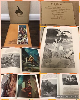 The Frank Tenney Johnson Book Harold McCracken 1974 Sleeve Leather Bound No.S629-image