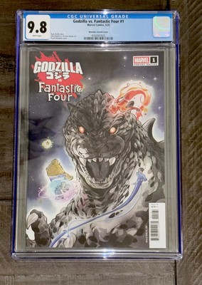 Godzilla vs Fantastic Four #1 Momoko variant CGC 9.8 NM/M Gorgeous Gem Wow-image