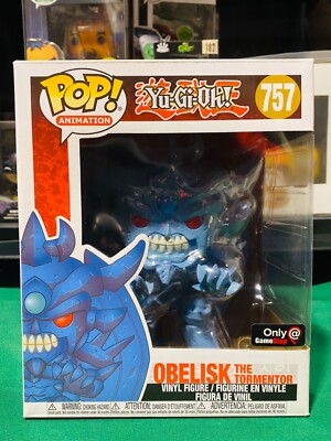 FUNKO POP! VINYL SUPER 6 IN: YU-GI-OH! - OBELISK THE TORMENTOR #757 GAME STOP-image