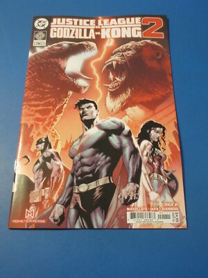 Justice League vs Godzilla vs Kong 2 #1  NM Gem Wow-image