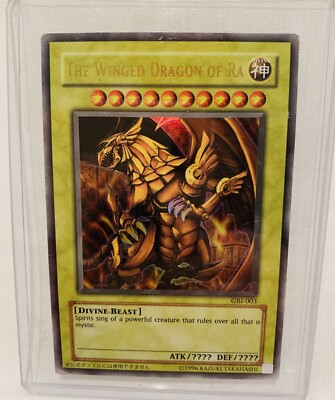 Yu-Gi-Oh Winged Dragon of Ra GBI-003 Ultra Rare Promo Card-image