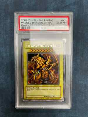YUGIOH Promo Winged Dragon of Ra DOD PSA 10-image