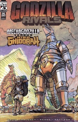 Godzilla Rivals Mechagodzilla vs. King Ghidorah 1A NM 2024 Stock Image-image