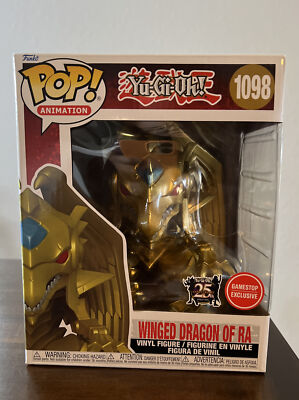 Funko POP! Yu-Gi-Oh! Winged Dragon of Ra Metallic 6 Vinyl GameStop New #1098-image