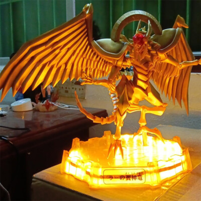 Yu-Gi-Oh The Winged Dragon of Ra Model PVC Figure Collect Game 28CM W/LED Toy -image
