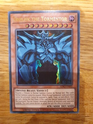 Obelisk the Tormentor Limited Edition  Yugioh Card LDK2-ENS02-image