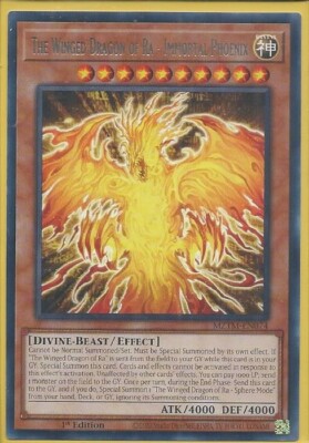 Yugioh The Winged Dragon of Ra - Immortal Phoenix Rare MZTM-image