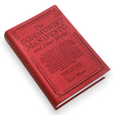 The COMMUNIST MANIFESTO & Other Works by Karl Marx Faux LEATHER Flexi Bound-image