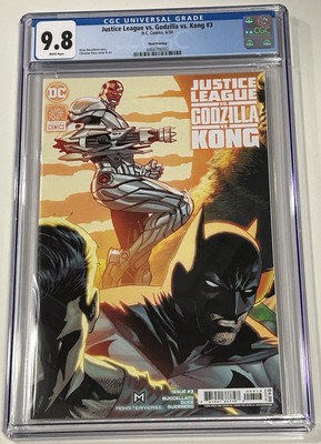 Justice League vs. Godzilla vs. Kong #3 CGC 9.8 | Third Print-image