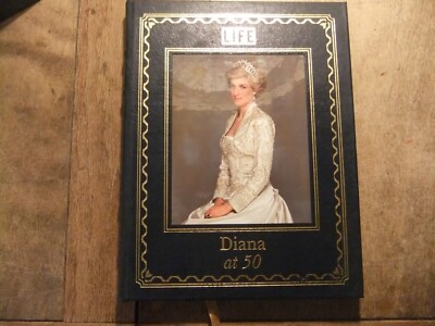 Diana at 50 Life book Easton Press leather bound-image