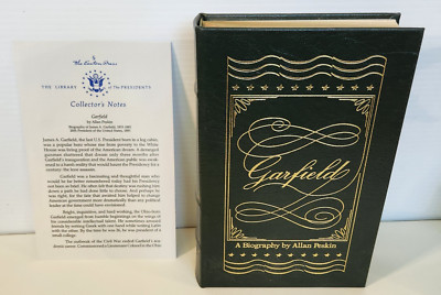 Easton Press Garfield A Biography by Allan Peskin 2004 Leather Deluxe Ed-image