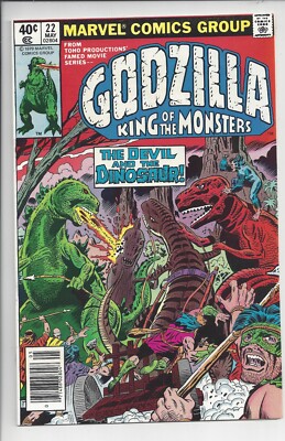 Godzilla #22 VF+(8.5) 1979 - Moon Boy and the Devil Dinosaur-image
