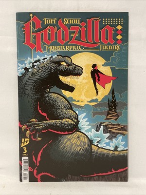 GODZILLA'S MONSTERPIECE THEATRE #3 Gonzo 1:10 VARIANT Tom Scioli IDW 2025 NM 1st-image