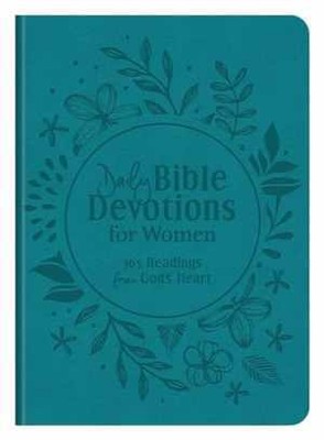 Daily Bible Devotions for - Leather Bound, by Barbour Publishing - Very Good-image