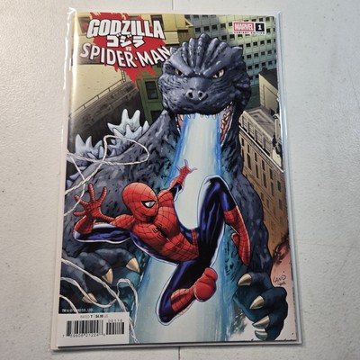 Marvel Comics Godzilla Vs. Spider-Man #1 Greg Land 1:25 Variant (NM 9.4)-image