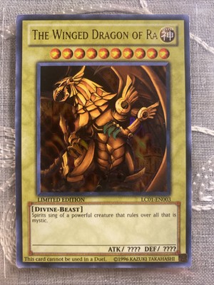 THE WINGED DRAGON OF RA-ULTRA RARE-LIMITED EDITION-LC01-EN003 MP-image