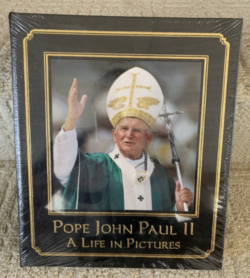 Pope John Paul II A Life In Pictures by Henri Tincq Easton Press Full Leather-image
