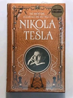 THE INVENTIONS, RESEARCHES AND WRITINGS OF NIKOLA TESLA Leather Bound SEALED NEW-image