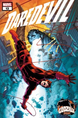 DAREDEVIL #13 (#675) Bradshaw Godzilla Variant (2024 MARVEL COMICS)-image