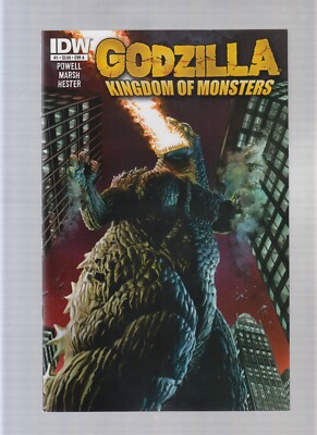 Godzilla: Kingdom Of Monsters #1 - Alex Ross Printed Cover Variant! (9.2) 2011-image