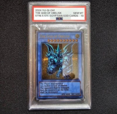 PSA 10 Obelisk the Tormentor Stainless Steel God Card Yu-Gi-Oh Japan Limited-image