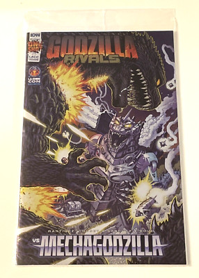 2023 LACC GODZILLA RIVALS VS MECHAGODZILLA FOIL EXCLUSIVE LE 500 SEALED POLY BAG-image