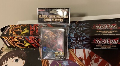 Yu-Gi-Oh yugioh TCG - Egyptian Gods Slifer Obelisk and Ra -  Mat & 50 Sleevs-image
