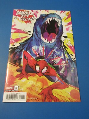 Godzilla vs Spider-man #1  Baldari variant NM Gem  Wow-image