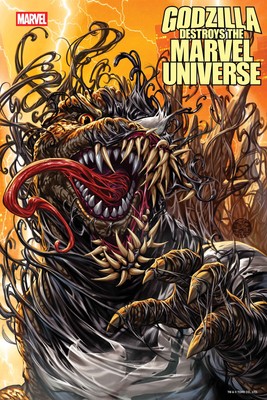 Godzilla Destroys The Marvel Universe #2 PRESALE 8/20/25-image