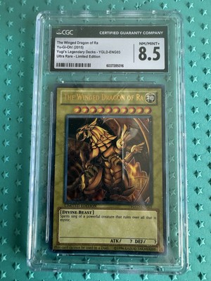 THE WINGED DRAGON OF RA 2015 YGLD-ENG03 YUGI'S LEGENDARY DECK PROMO CGC 8.5-image