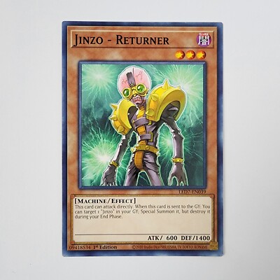 Jinzo Returner  - LED7-EN039 -  Common - 1st ed -  NM - Rage Of Ra - Yugioh -image