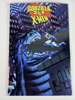 Godzilla vs X-Men #1 (2025) McKone Foil Variant ~ Marvel Comics-image