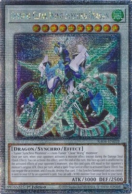Near Mint, English Yu Gi Oh Crystal Clear Wing Synchro Dragon - RA04-EN059 - Qua-image