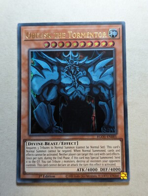 Obelisk The Tormentor EGO1-EN001 - Ultra Rare 1st Edition Yugioh - VLP-image
