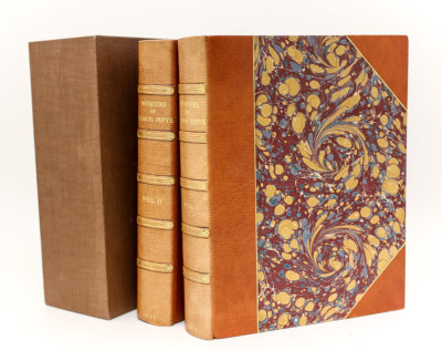 Samuel Pepys  'Memoirs of Samuel Pepys, ESQ. F.R.S. 1825, 2 vol w/ slipcase-image
